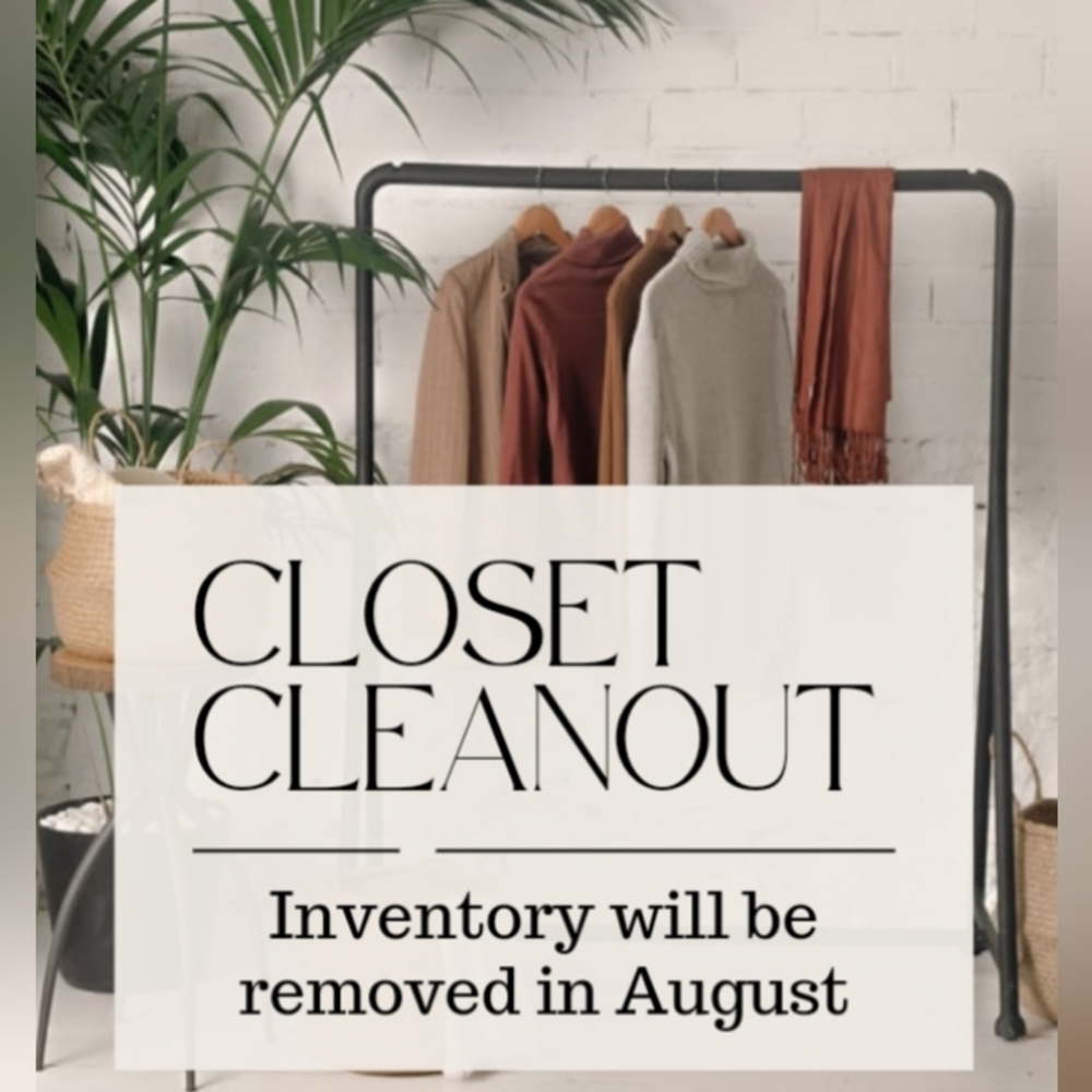 *August 22nd Closet Clean Out*